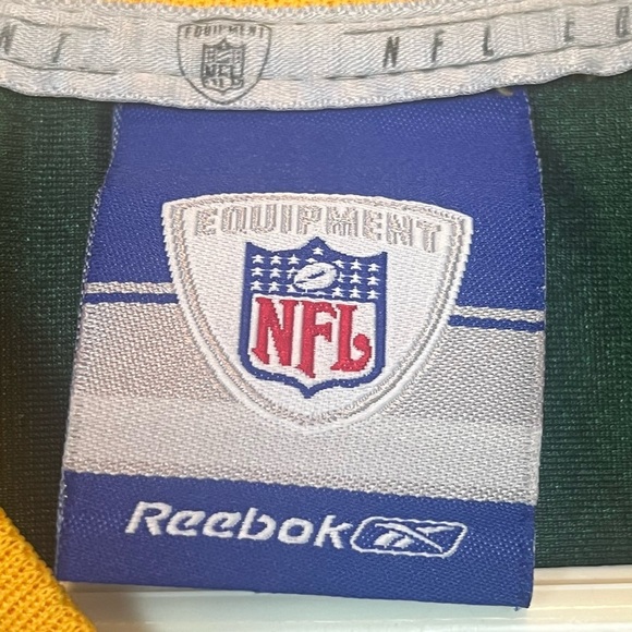 Vintage NFL Green Bay Packers Brett Favre Football Jersey Sz M Reebok Players #4 - Picture 8 of 16